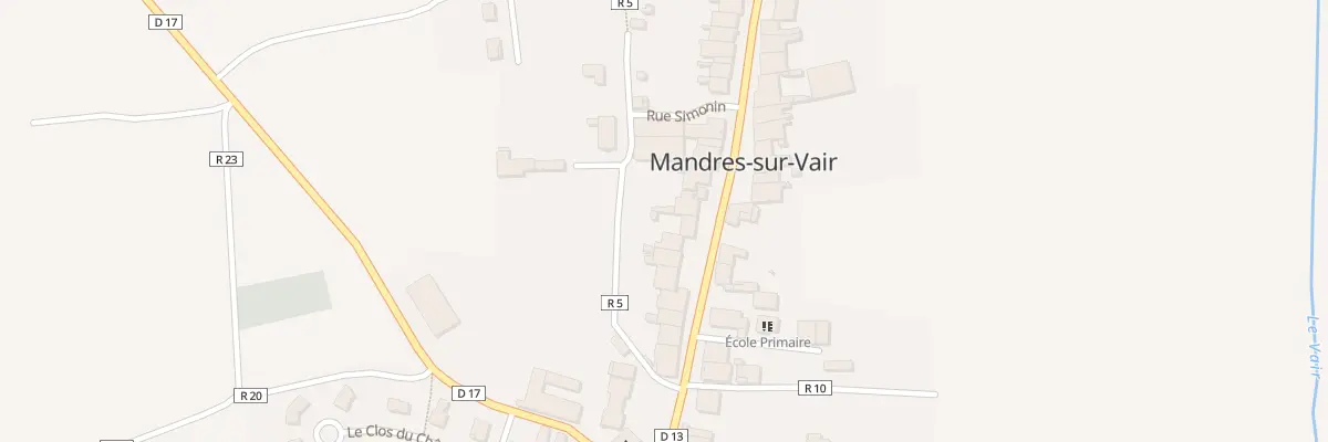 Plan du 175 Rue Machoit à Mandres-sur-Vair