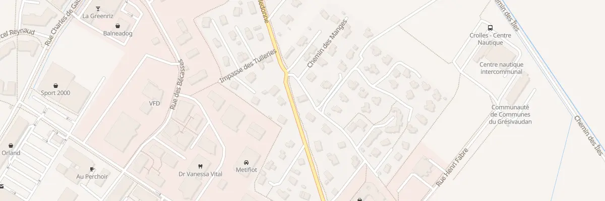 Plan du 1367 Rue de Belledonne à Crolles