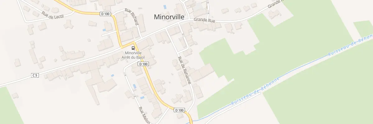 Plan du 1 Rue de Rehanne à Minorville