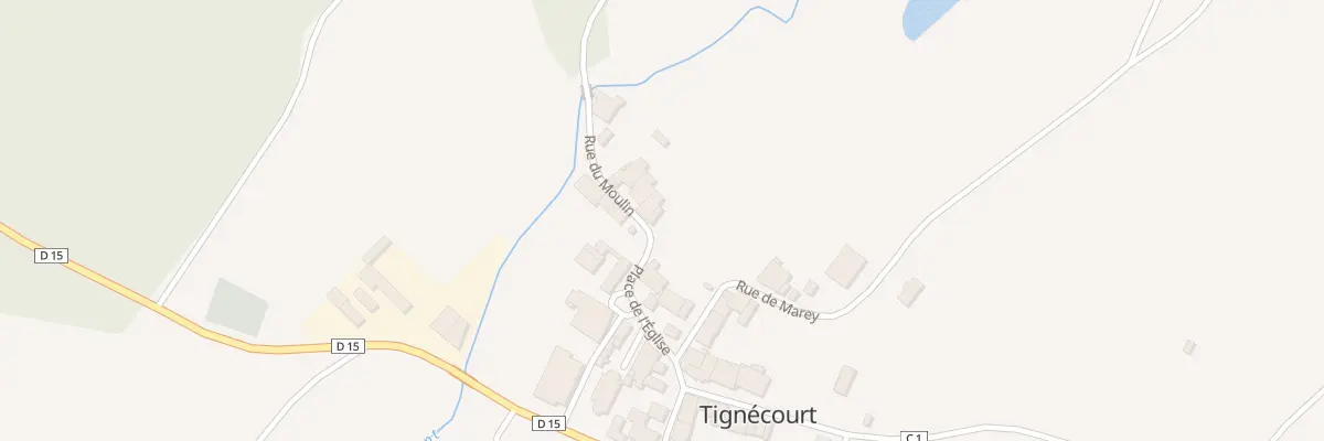 Plan du 36 Rue du Moulin à Tignécourt