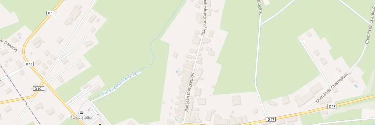 Plan du 27 Rue Jean Compagnon à Chouzelot
