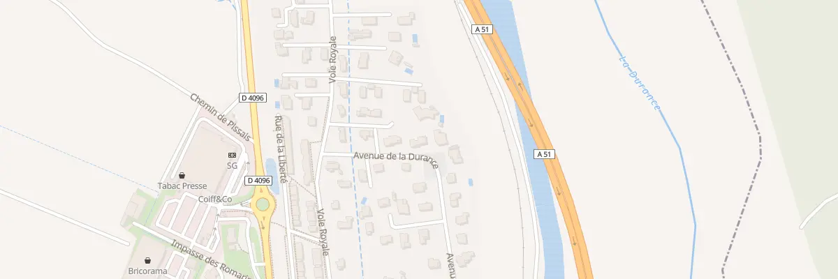 Plan du 32 Av de la Durance à La Brillanne