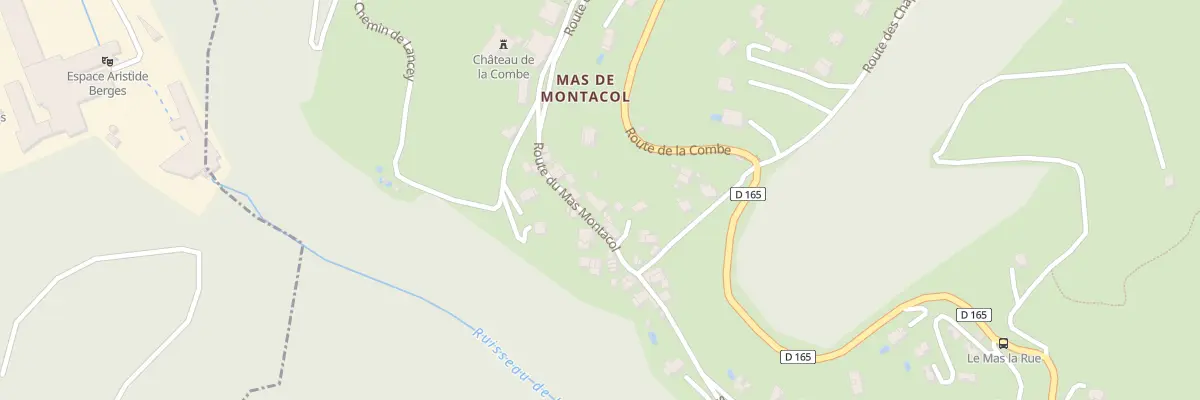 Plan du 545 Rte du Mas Montacol à La Combe-de-Lancey