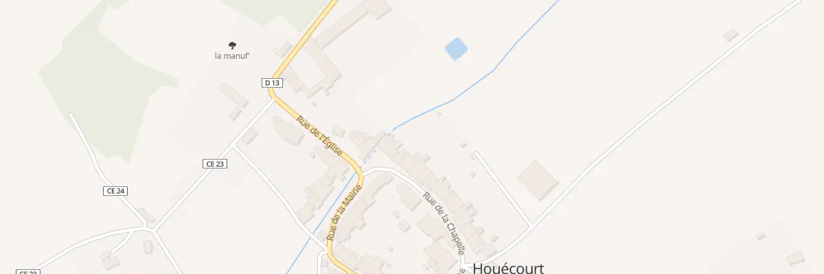 Plan du 162 Rue de la Chapelle à Houécourt
