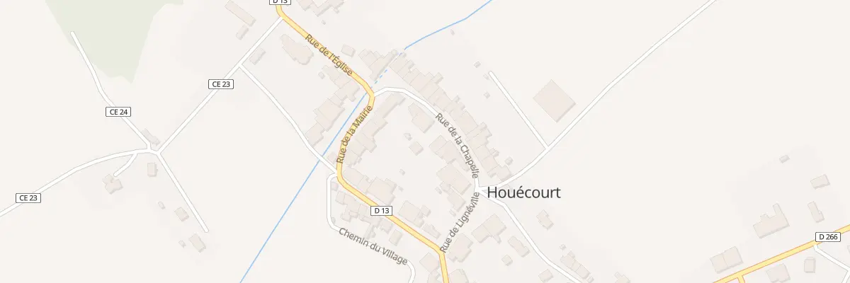Plan du 89 Rue de la Chapelle à Houécourt
