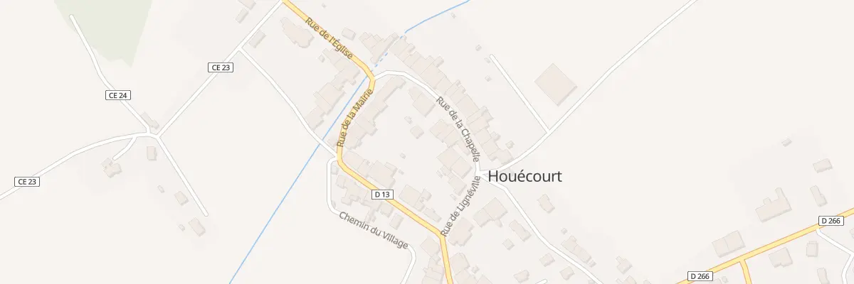 Plan du 73 Rue de la Chapelle à Houécourt
