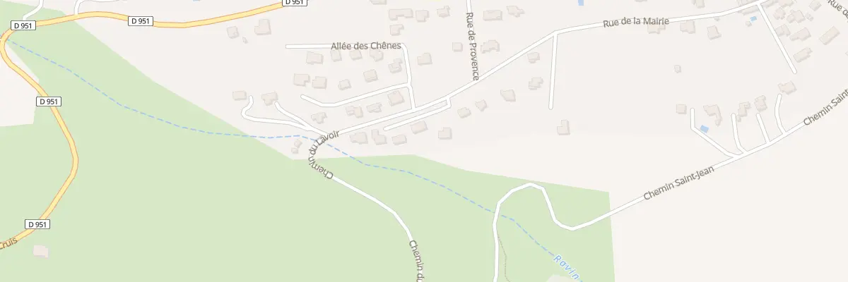 Plan du 7138 Che du Lavoir à Mallefougasse-Augès
