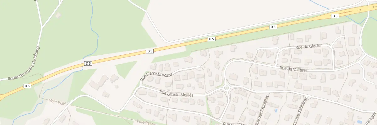Plan du 239 Rue Pierre Brocard à Champagnole