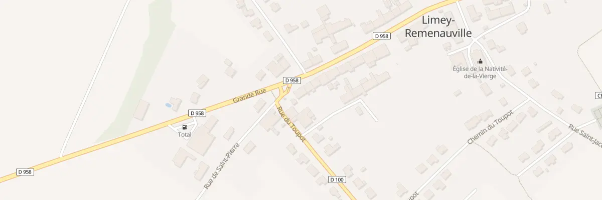 Plan du 38 Gr Grand Rue à Limey-Remenauville
