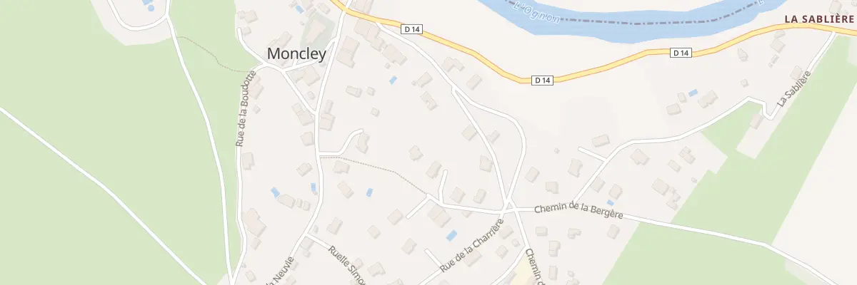 Plan du 6 Rue des Résistants à Moncley