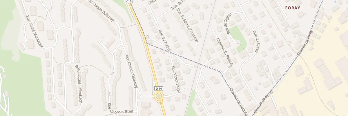 Plan du 16 Rue victor hugo à Cognin