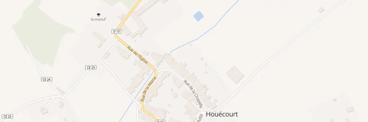 Plan du 140 Rue de la Chapelle à Houécourt
