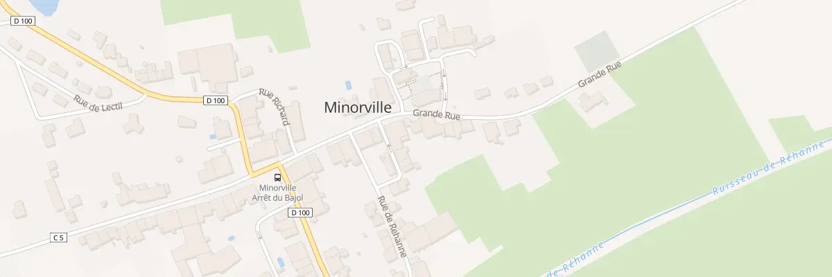 Plan du 21 Gr Grande Rue à Minorville