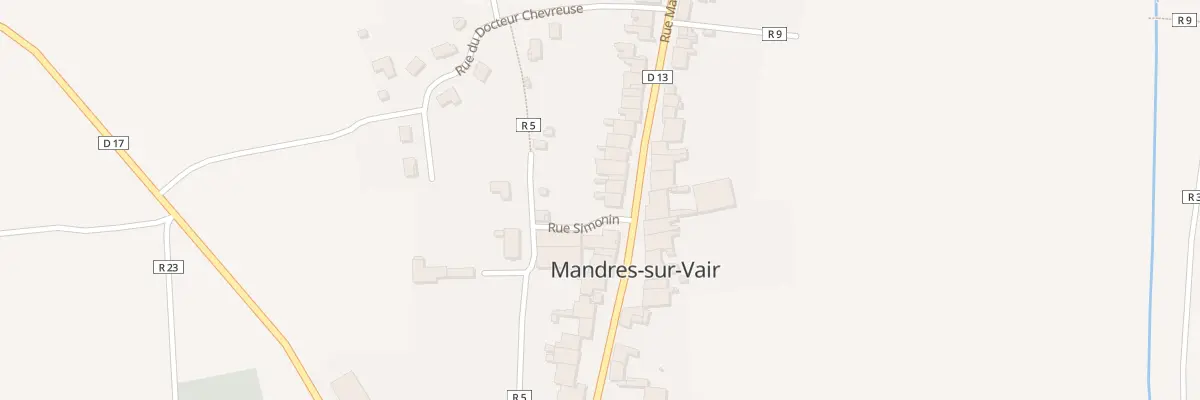 Plan du 281 Rue Machoit à Mandres-sur-Vair