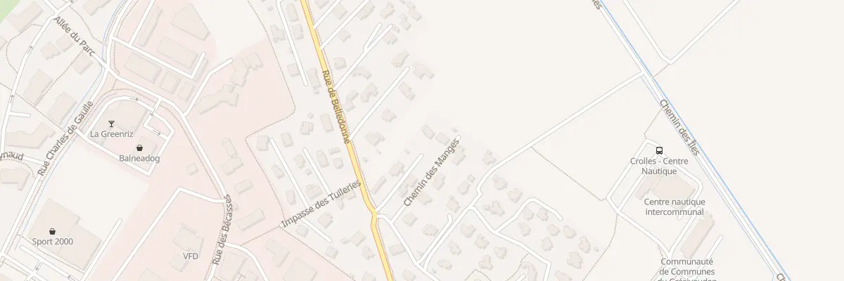 Plan du 6538 Rue de Belledonne à Crolles