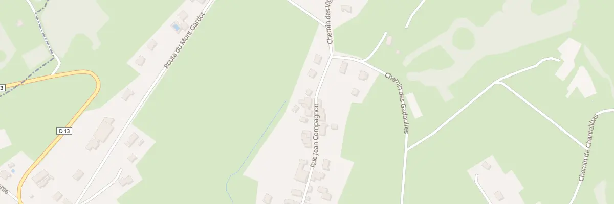 Plan du 45 Rue Jean Compagnon à Chouzelot