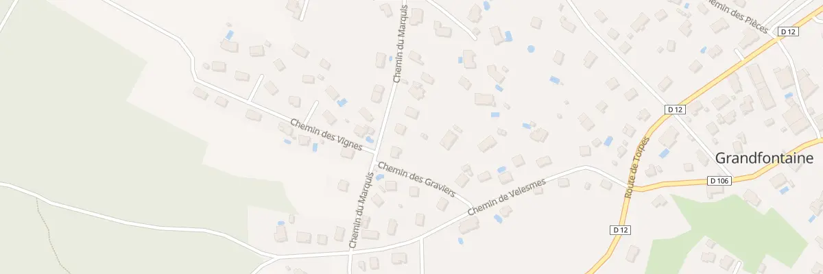 Plan du 25 Che du Marquis à Grandfontaine