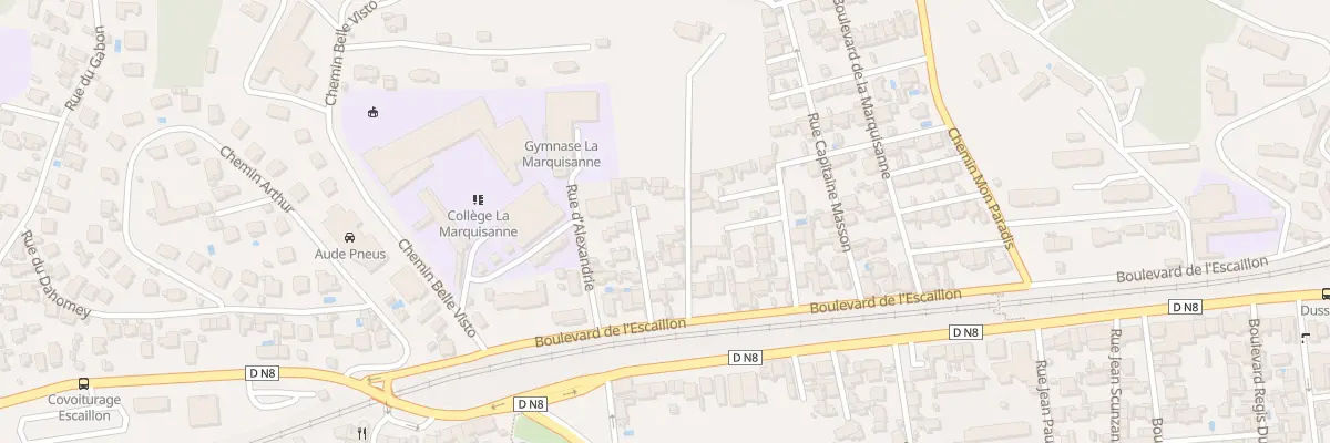 Plan du 81 Av Jean-Baptiste Massillon à Toulon