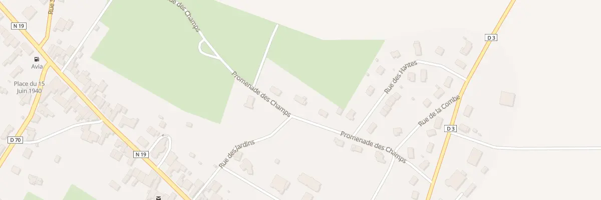 Plan du 6 Prom des Champs à Combeaufontaine