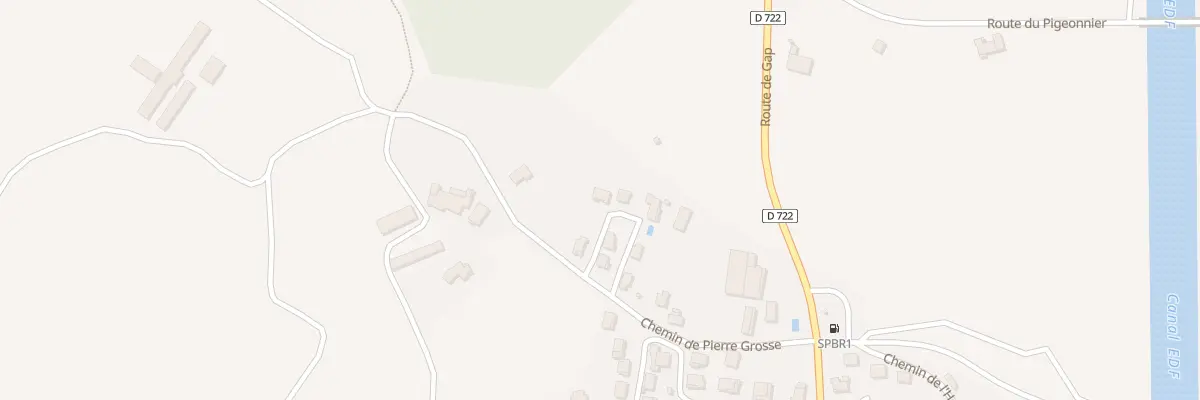 Plan du 6 Lot Pierre Grosse au Poët