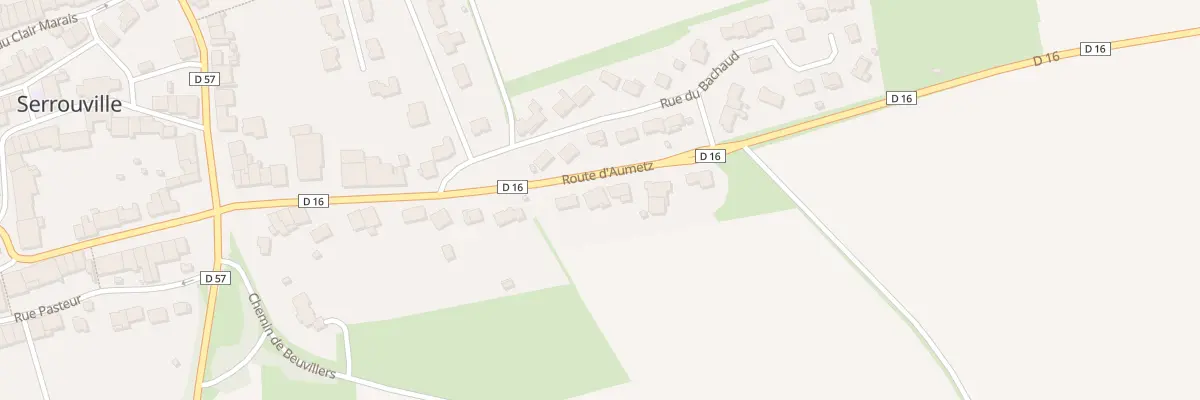 Plan du 24 Rte d’Aumetz à Serrouville