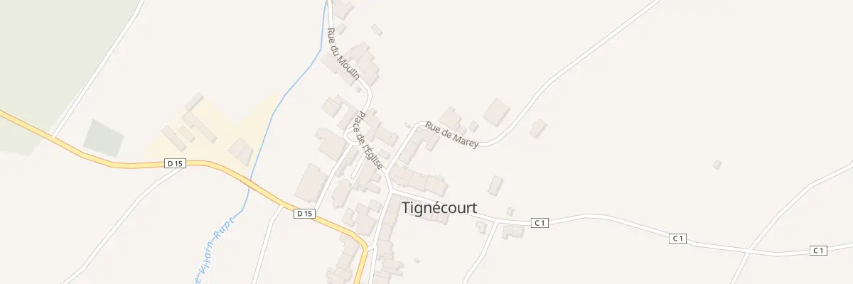 Plan du 96 Rue de Marey à Tignécourt