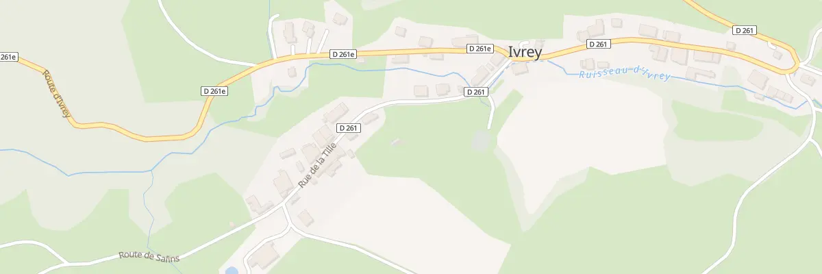 Plan du 5 Rue de la Tille à Ivrey