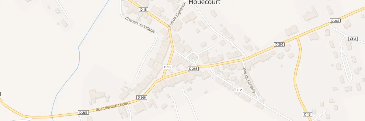 Plan du 41 Rue de la Poste à Houécourt
