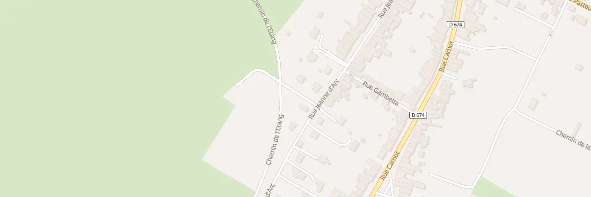 Plan du 54 Rue Jeanne d’Arc à Colombey-les-Belles