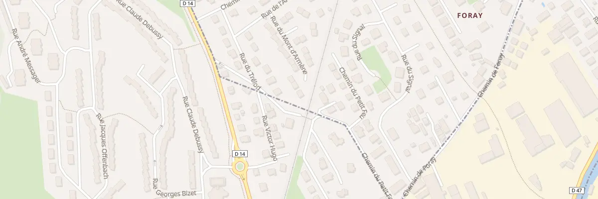 Plan du 142 Rue du Mont d’Armène à Chambéry