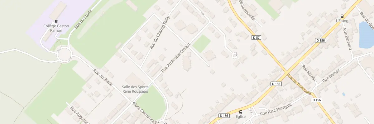 Plan du 2 Rue Ambroise Croizat à Audun-le-Roman