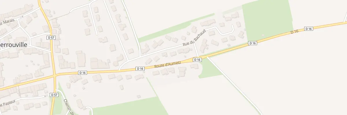 Plan du 8 Lot Maurice Nez Rue du Bachaud à Serrouville