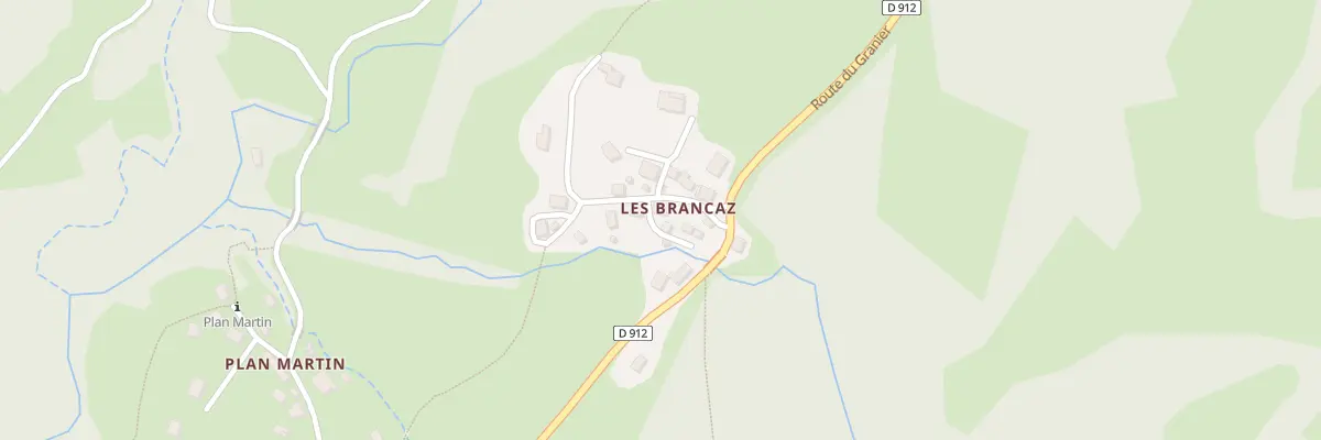 Plan du 5056 Les Brancaz à Entremont-le-Vieux