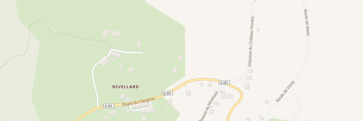 Plan du 5040 Rte du Clergeon à Moye