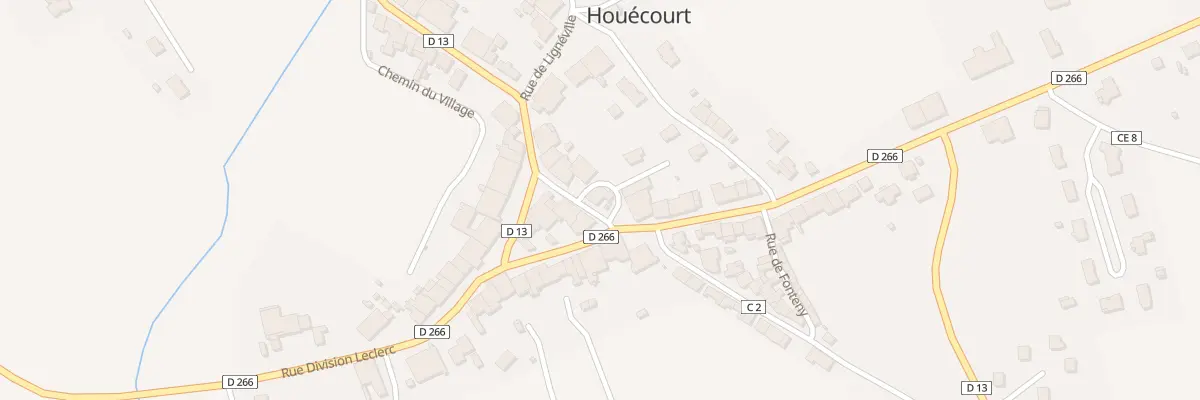 Plan du 30 Rue de la Poste à Houécourt