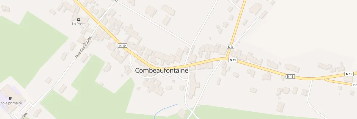 Plan du 1 Rue de la Combe à Combeaufontaine