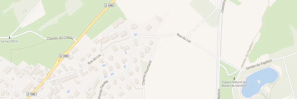 Plan du 345 Che Fouchard à Crolles