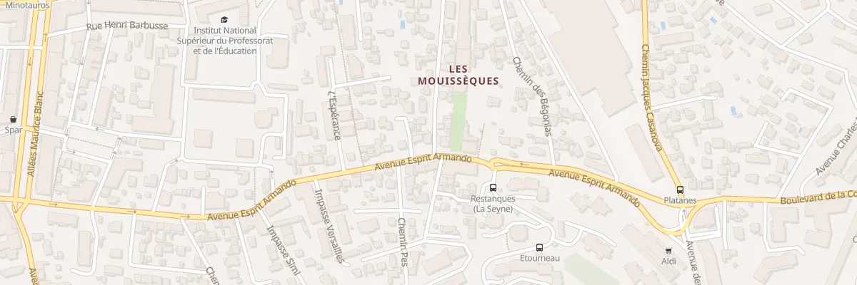 Plan du 68 Av Esprit Armando à La Seyne-sur-Mer