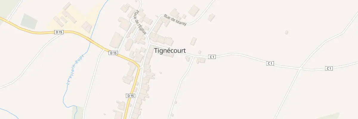 Plan du 140 Rue de Monthureux à Tignécourt