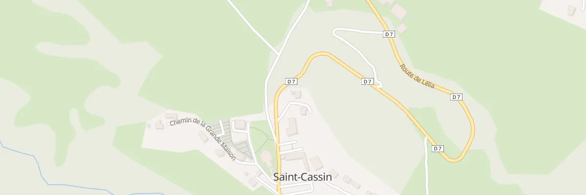 Plan du 2205A Rte de Lélia à Saint-Cassin