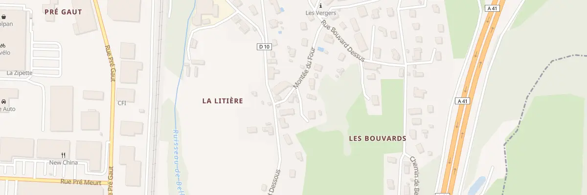 Plan du 26 Mte du Four à Voglans