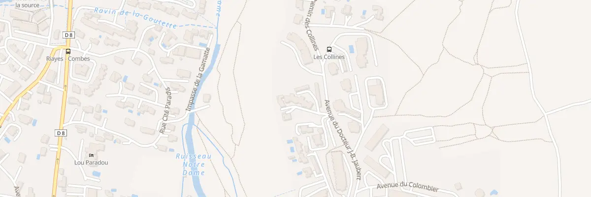 Plan du 7152 Les Hautes Plaines à Gréoux-les-Bains