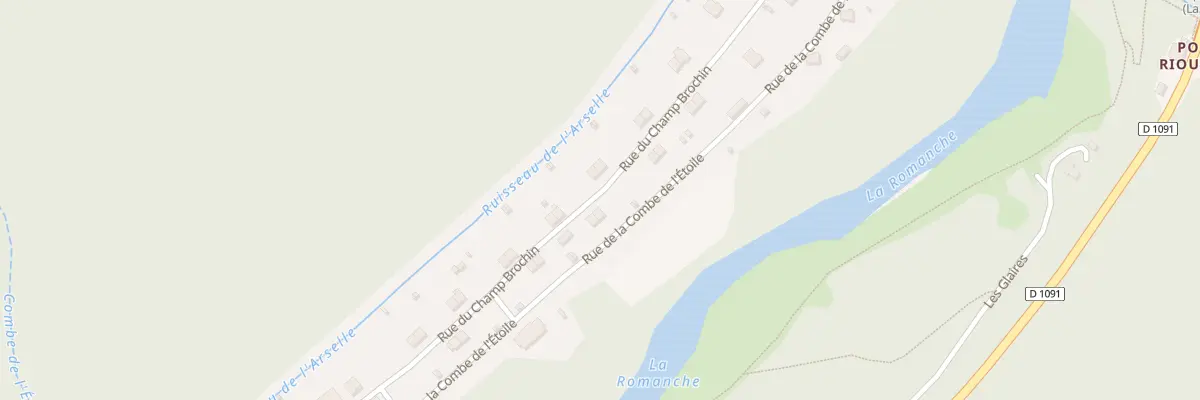 Plan du 13 Rue du Champ Brochin à Livet-et-Gavet
