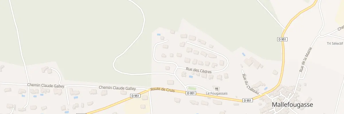 Plan du 7002 Le Chateau à Mallefougasse-Augès
