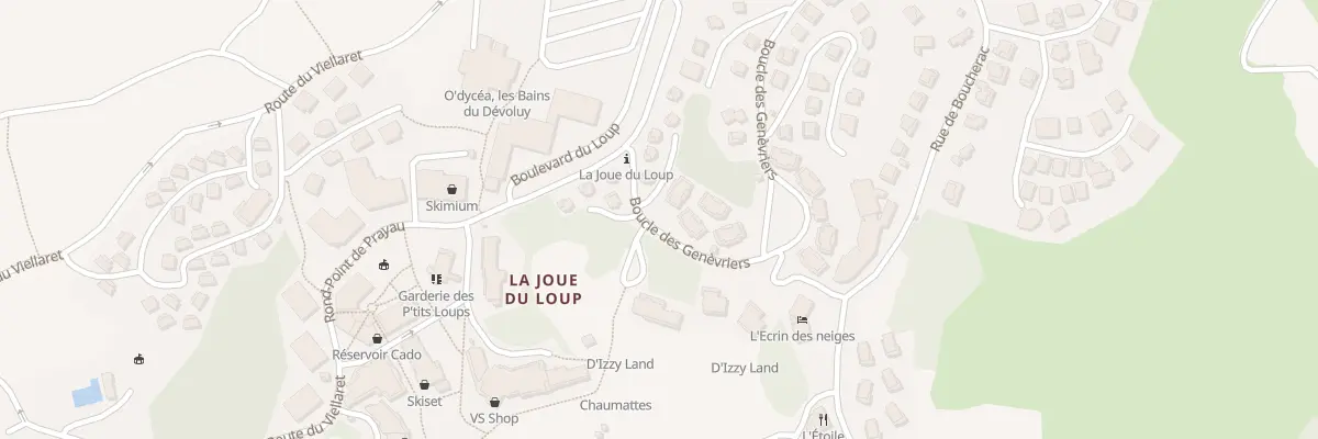 Plan du 5208 La Joue du Loup à Dévoluy