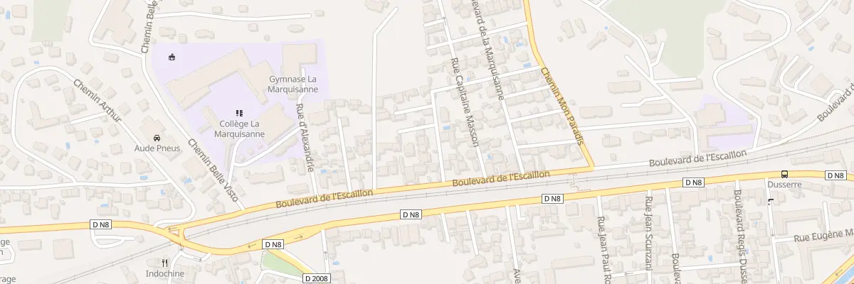 Plan du 51 Rue Lieutenant Lecerf à Toulon
