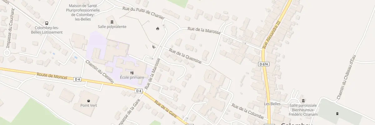 Plan du 4 Lot Hameau du Bosquet à Colombey-les-Belles