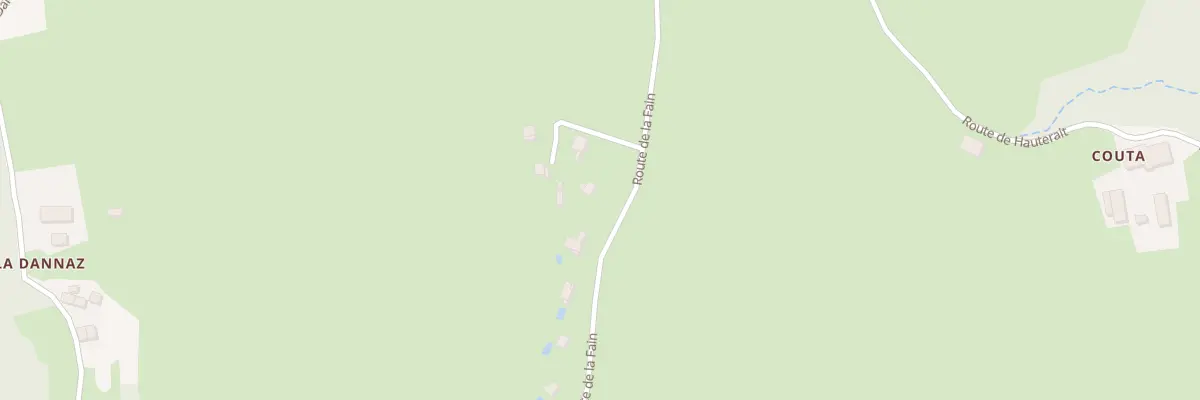 Plan du 296 Rte de la Fain à Lornay