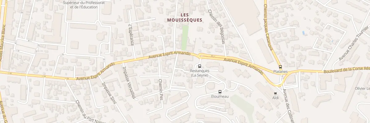 Plan du 53 Av Esprit Armando à La Seyne-sur-Mer