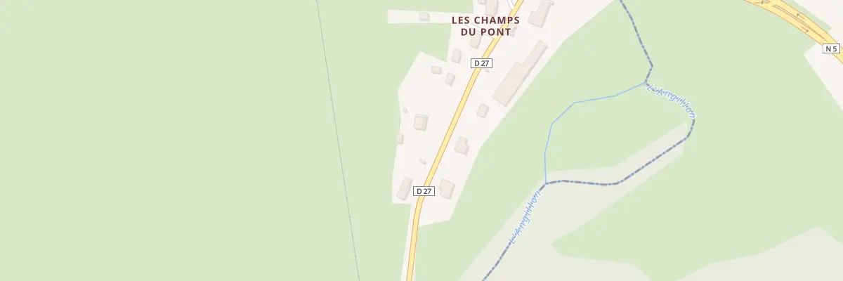 Plan du 15 Pont de Gratteroche à Ardon